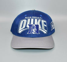 Load image into Gallery viewer, Duke Blue Devils Vintage 90&#39;s Twins Enterprise Snapback Cap Hat - NWT
