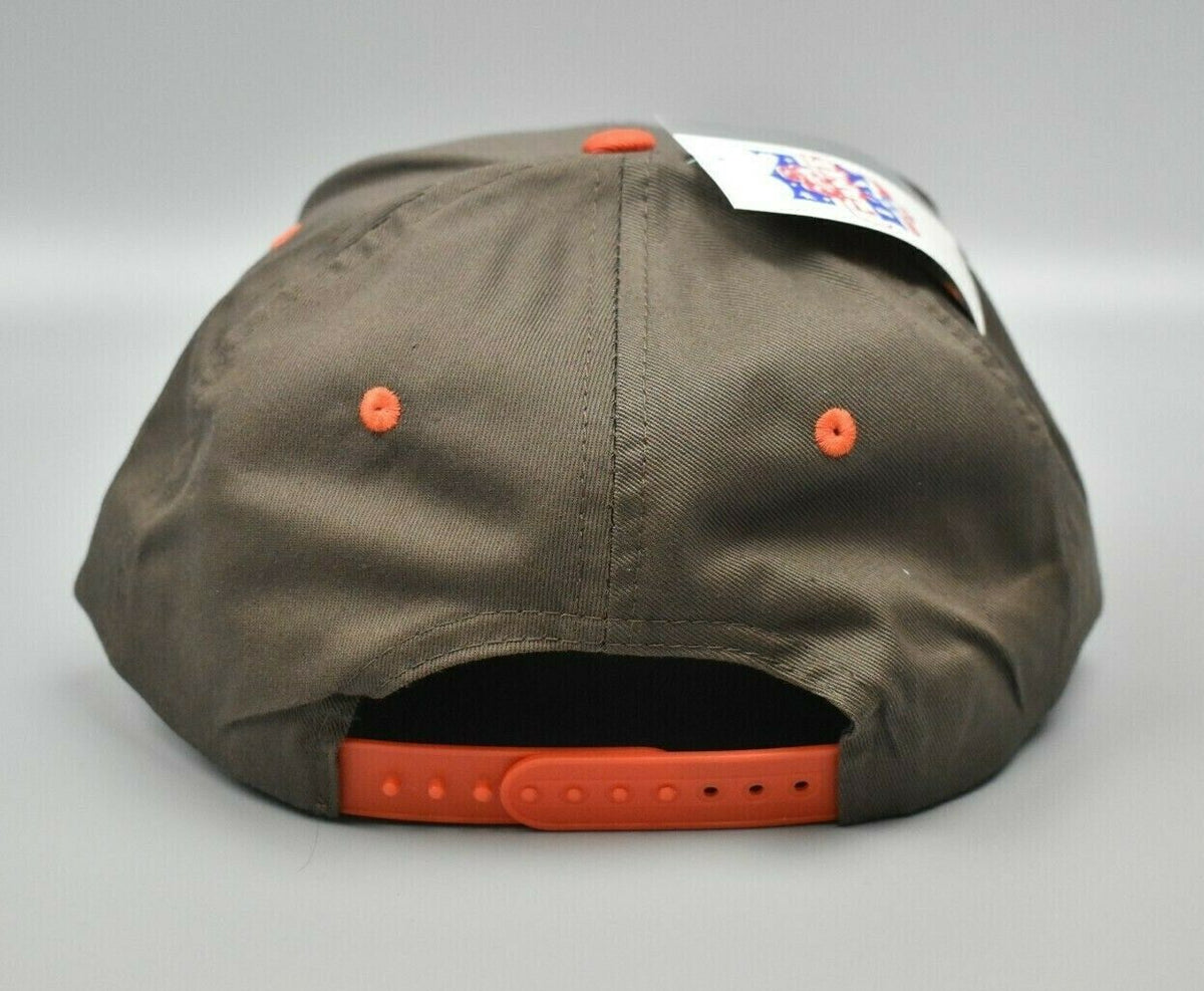 Vintage 90s Cleveland Browns Logo 7 Snapback Hat Cap NFL Twill