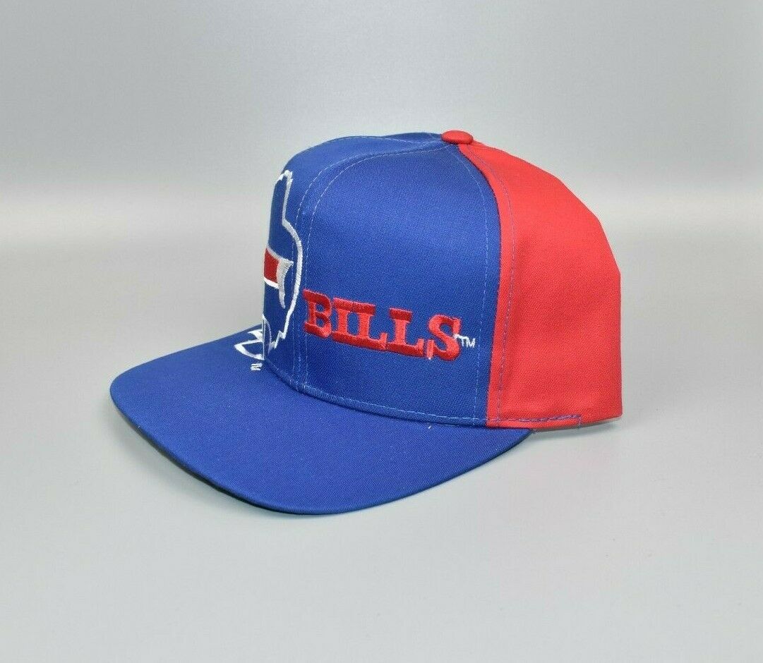 Vintage Buffalo Bills Truckers Hat ADJ Superstripe Snapback 