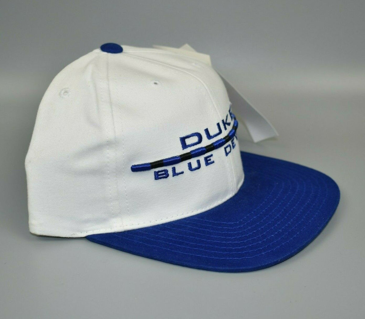 NWT Vintage 90s Duke Blue Devils American Needle Blockhead SnapBack Hat Cap