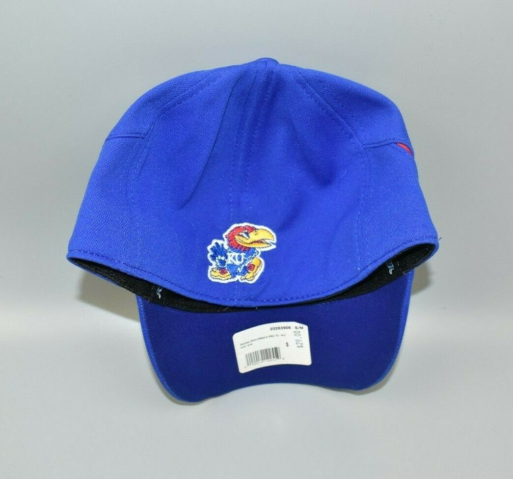 Kansas Jayhawks Top of The World Men's Fitted Cap Hat - Size: S/M