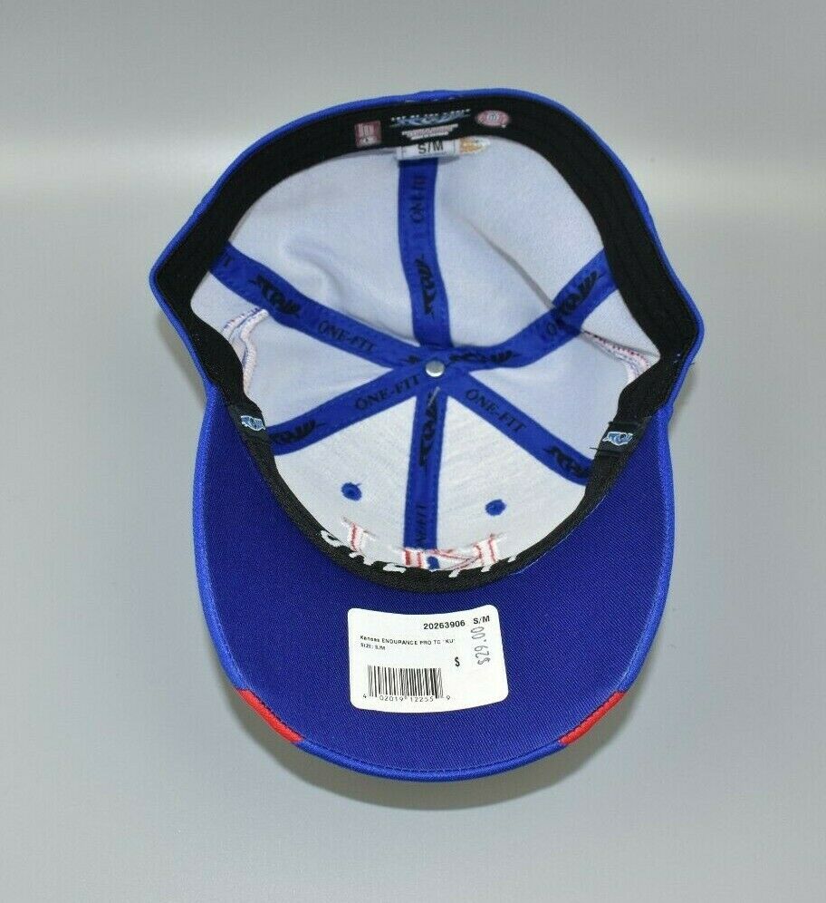 Kansas Jayhawks Top of The World Men's Fitted Cap Hat - Size: S/M