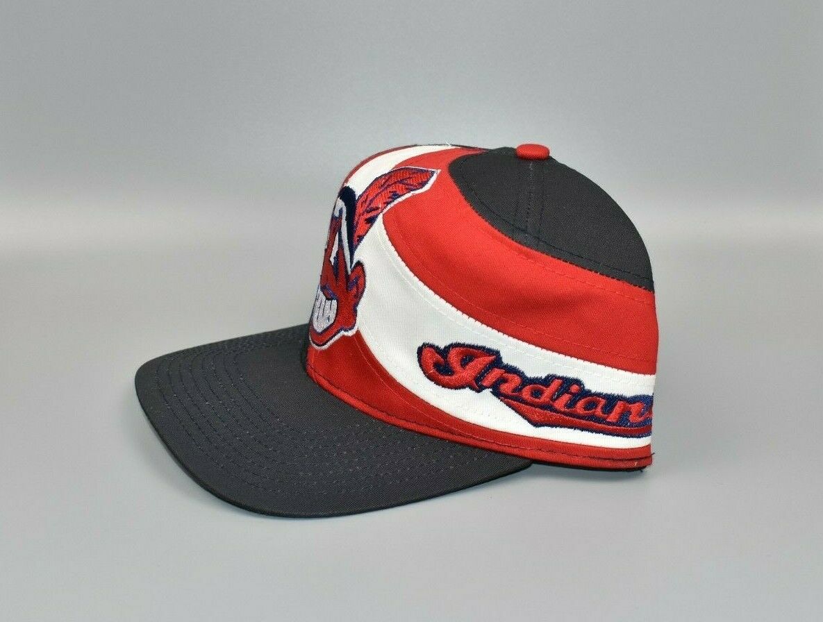 Cleveland Indians Vintage 90's Twins Enterprise Swirl Snapback Cap