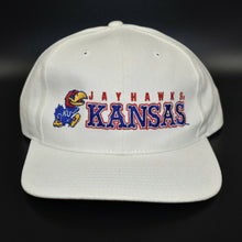 Load image into Gallery viewer, Kansas Jayhawks Vintage 90&#39;s Twins Enterprise Adjustable Strapback Cap Hat - NWT
