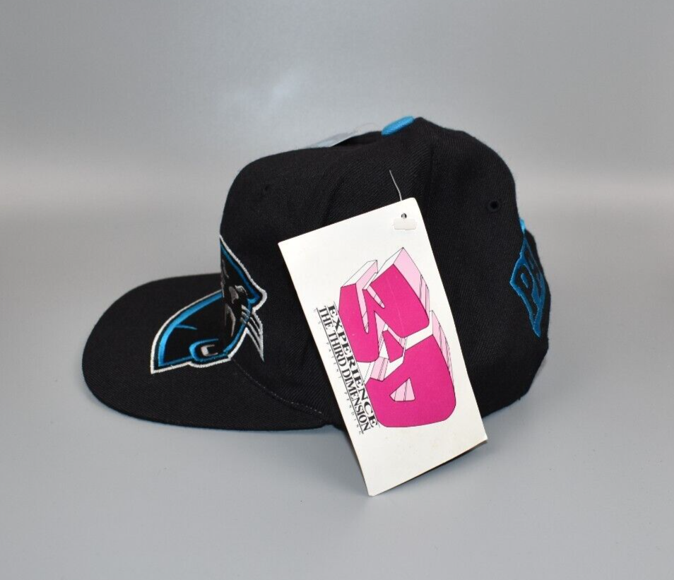 CAROLINA PANTHERS Starter Fitted 1995 Vintage Hat 90s Hat Cap 