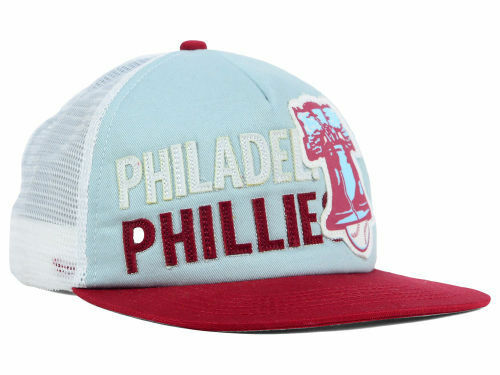 Philadelphia Phillies Vintage Snapback Hat Cap Adjustable Red 