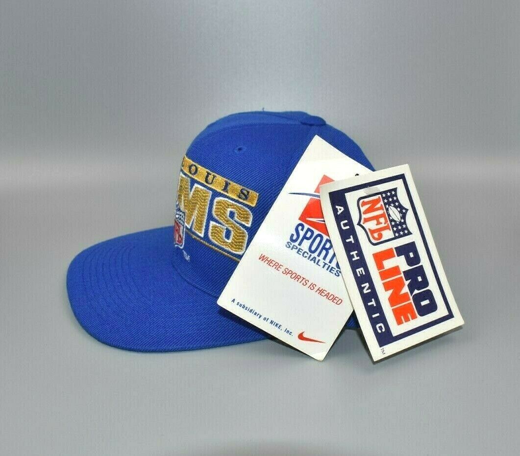 St. Louis Blues Vintage 90's Sports Specialties Script Snapback Cap Hat -  NWT