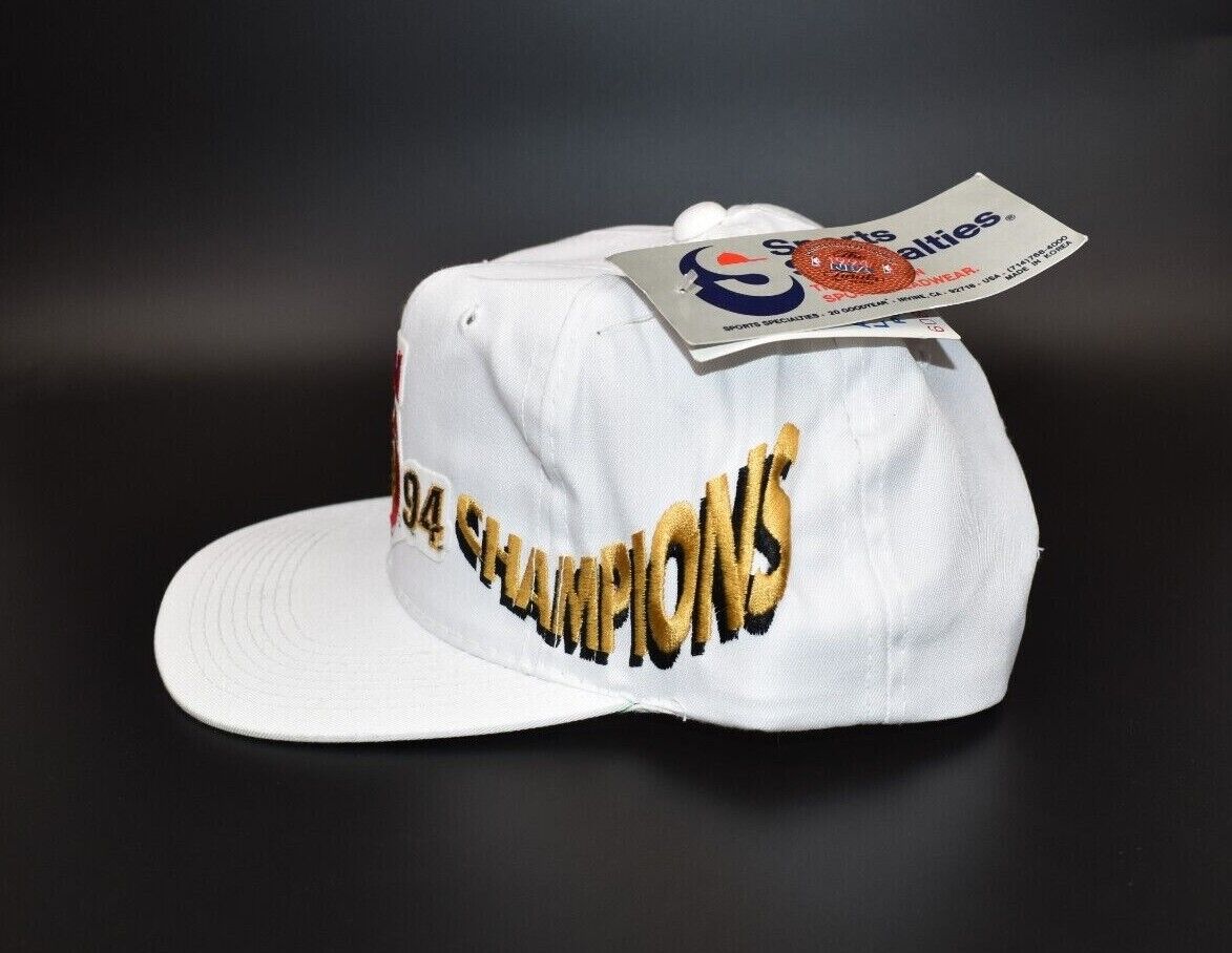 NEW NWT Vtg 90's Chicago Bulls NBA Sports Specialties Script Snapback Hat  Cap
