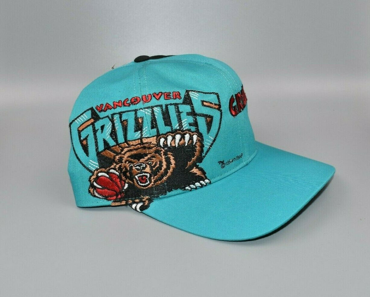 Vancouver Grizzlies NBA Vintage 90's J.H. Design Leather Strapback Cap –  thecapwizard