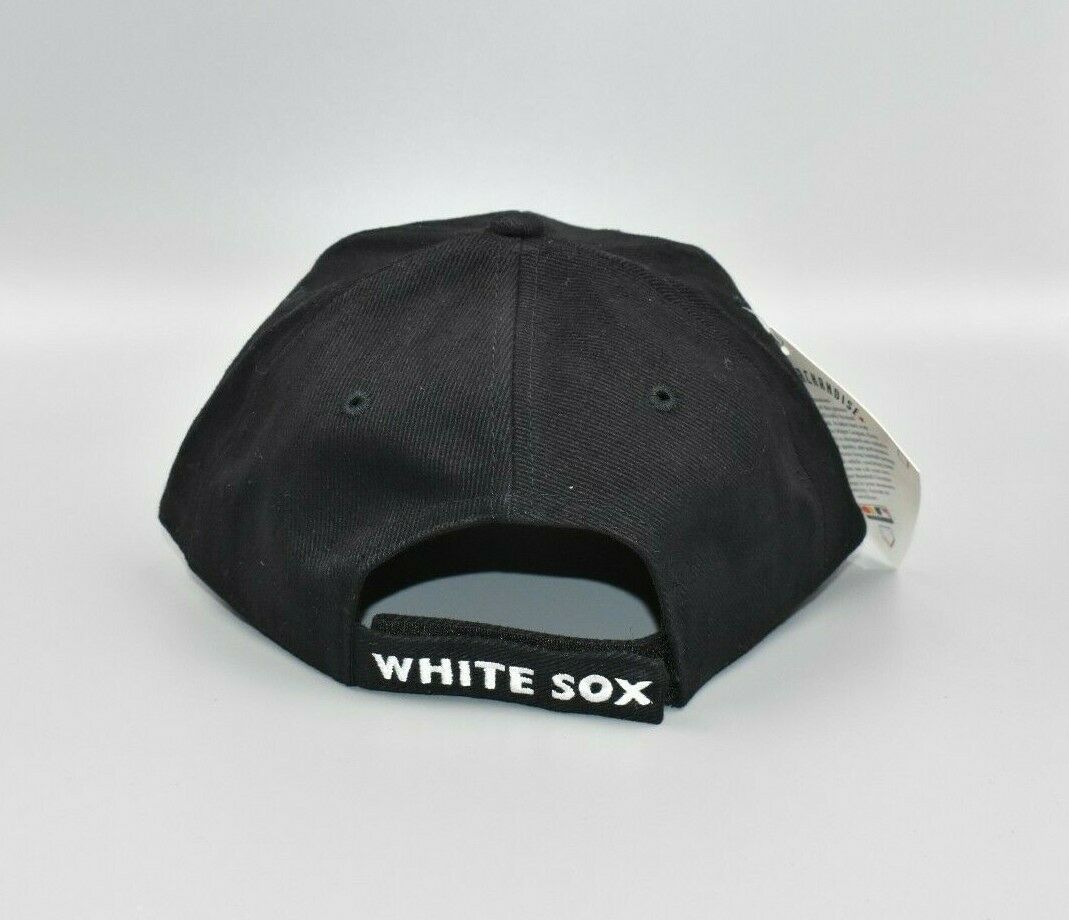 NWOT Vintage 80s Chicago White Sox Snapback Trucker Hat Jersey 
