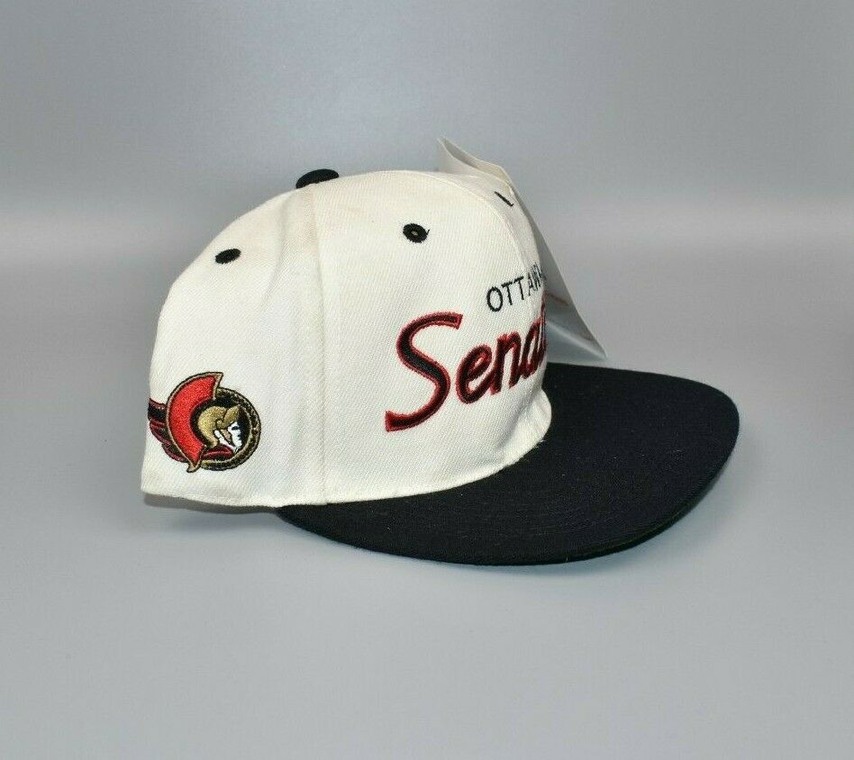 Vintage Ottawa Senators Sports Specialties Script Snapback Hat Cap OSFA 90s  NHL