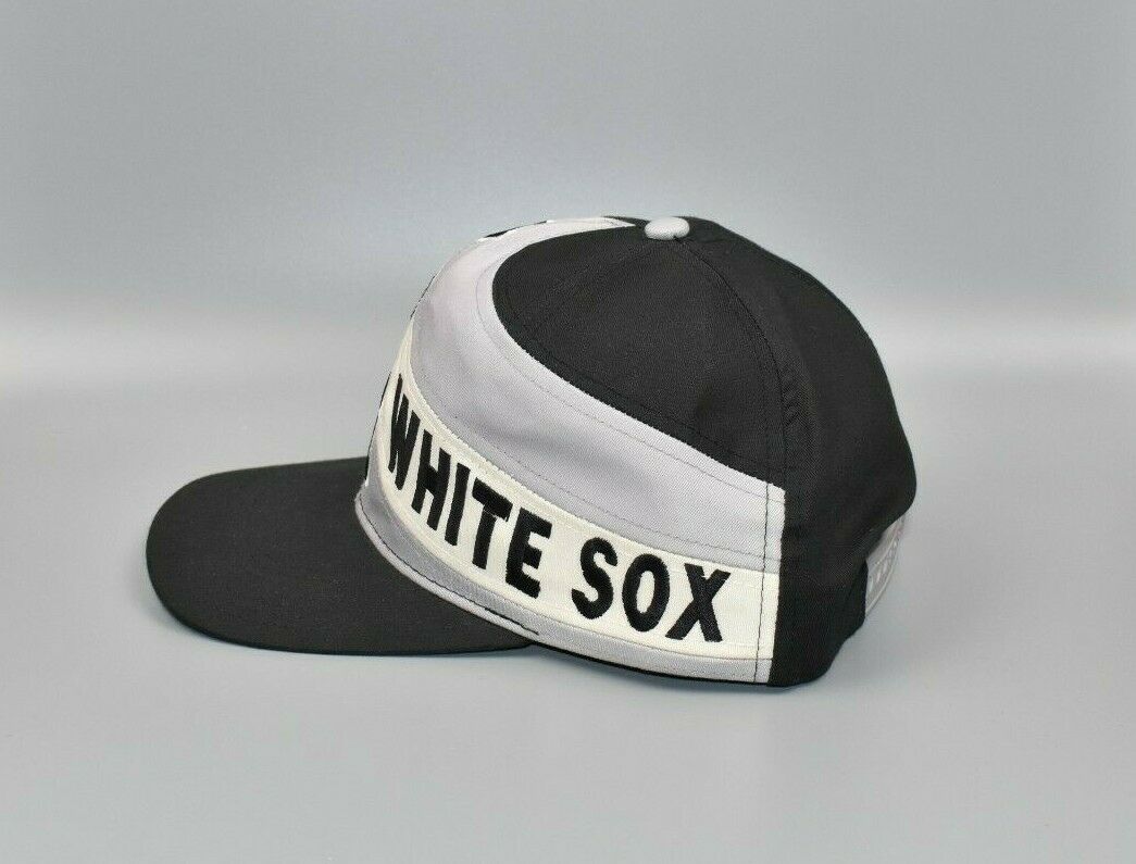 Vintage 90s Chicago White Sox Starter Logo Snapback Hat 100% Wool w/Comiskey