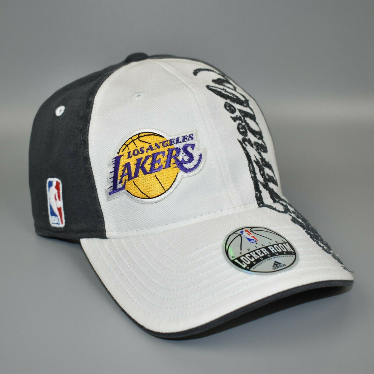 Race World: Basketball: NBA Adidas Men's Hats: adidas Los Angeles Lakers  Charcoal 2009 NBA Champions Locker Room Flex Fit Hat::Celebrate your Los  Angeles Lakers' 2009 NBA Championship victory with this official Locker