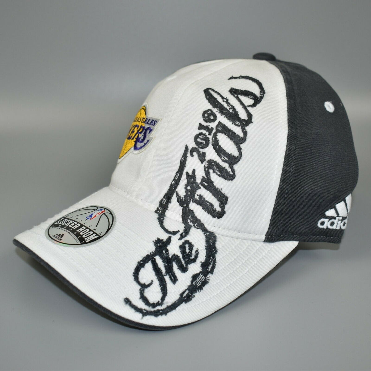 Adidas LA Los Angeles Lakers 2009 Champs NBA Gray Distressed Hat