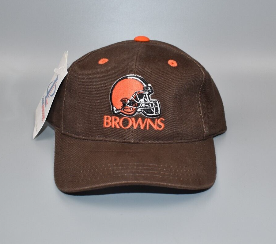 Cleveland Browns Logo Athletic KIDS Vintage Strapback Cap Hat - NWT