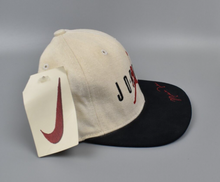 Load image into Gallery viewer, Nike Air Jordan Vintage Jumpman Snapback Cap Hat - Michael Jordan Restaurant Tag
