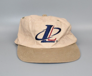 Logo Athletic Vintage Beige Adjustable Strapback Cap Hat