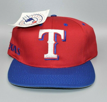 Load image into Gallery viewer, Texas Rangers Vintage Twins Enterprise Twill Snapback Cap Hat - NWT
