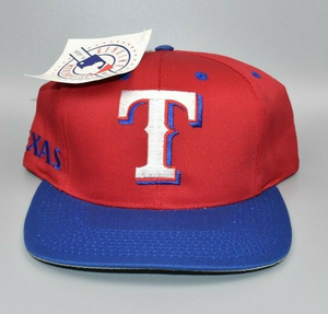 Texas Rangers Vintage Twins Enterprise Twill Snapback Cap Hat - NWT