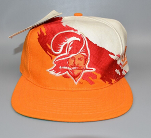 Tampa Bay Buccaneers Vintage Logo Athletic Splash Wool Snapback Cap Hat - NWT