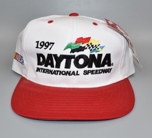1997 Daytona International Speedway NASCAR AJD Vintage Snapback Cap Hat - NWT