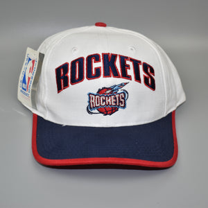 Houston Rockets NBA Vintage 90s Twins Enterprise Adjustable Snapback Cap Hat