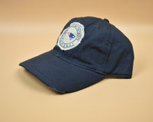 Load image into Gallery viewer, New England Patriots NFL Distressed Relaxed Fit Strapback Cap Hat - Navy
