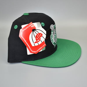 Boston Celtics AJD Spell Out NBA Vintage 90's Snapback Cap Hat - NWT