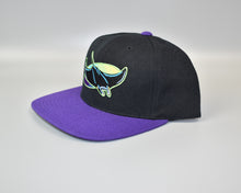 Load image into Gallery viewer, Tampa Bay Devil Rays Vintage 90&#39;s Twins Enterprise Wool Snapback Cap Hat - NWT
