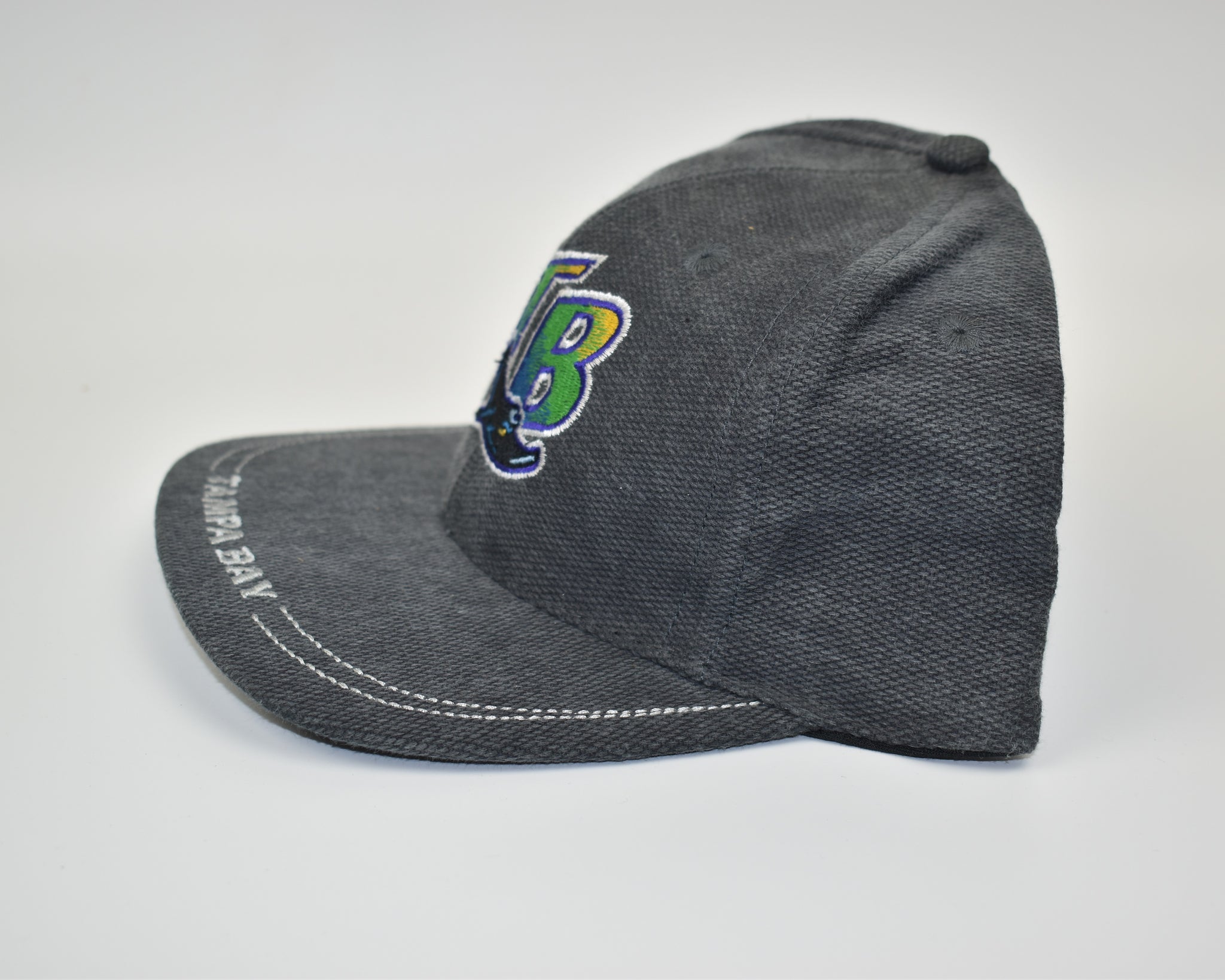 Tampa Bay Devil Rays Logo Athletic Vintage Wool Snapback Cap Hat - NWT