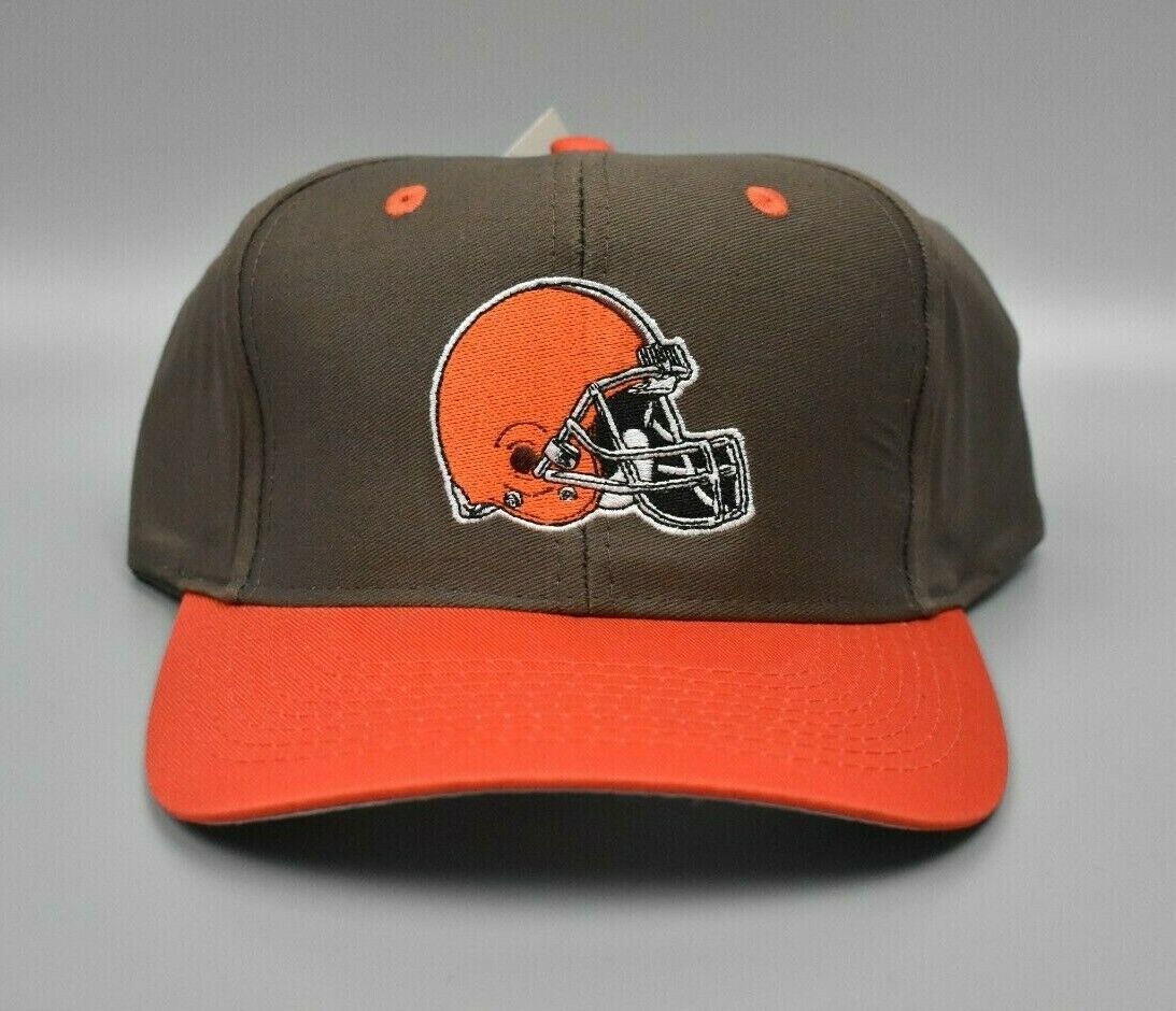 Cleveland Browns Logo Athletic NFL Vintage 90's Twill Snapback Cap Hat –  thecapwizard
