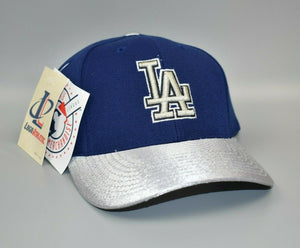 Los Angeles Dodgers Logo Athletic Silver Brim Vintage 90's Wool Snapback Cap Hat
