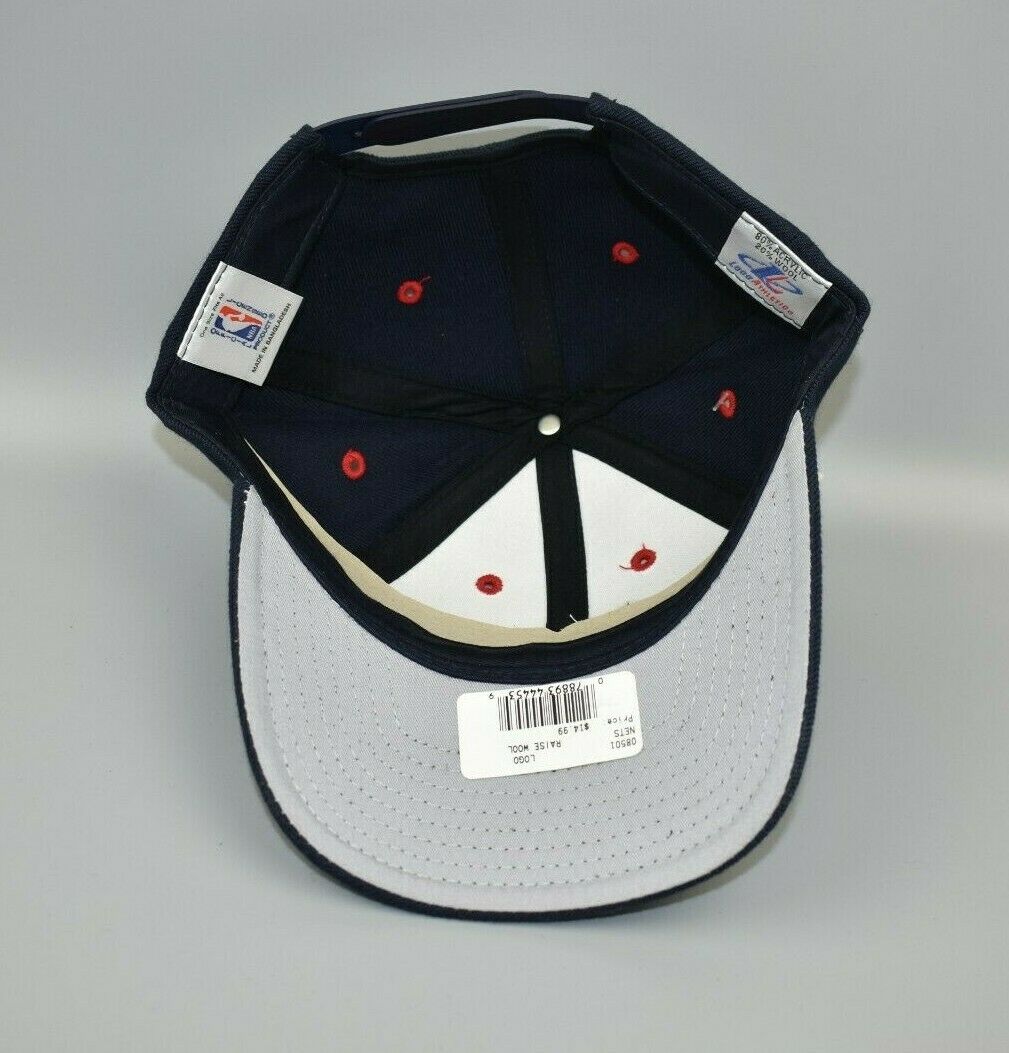 Vintage New Jersey Nets AJD Tri-Panel SnapBack Basketball Hat – Stuck In  The 90s Sports