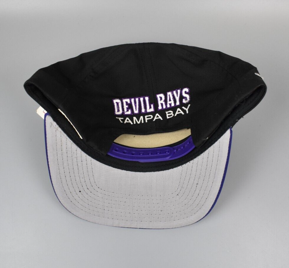 90's Tampa Bay Devil Rays Logo 7 MLB Snapback Hat – Rare VNTG