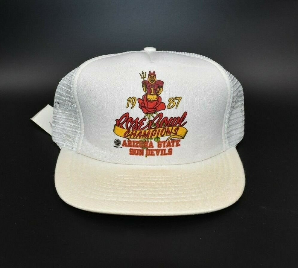 Arizona State Sun Devils 1987 Rose Bowl Champions Vintage Snapback Cap Hat