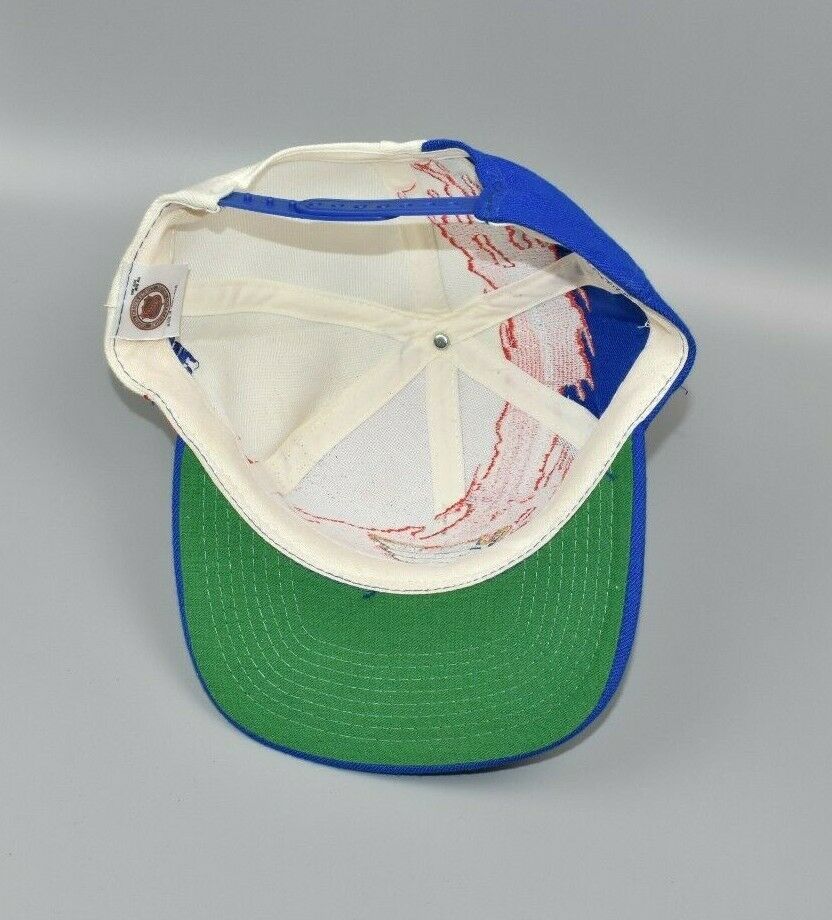 St. Louis Blues Solid Blue Vintage Deadstock Snapback Hat/Cap