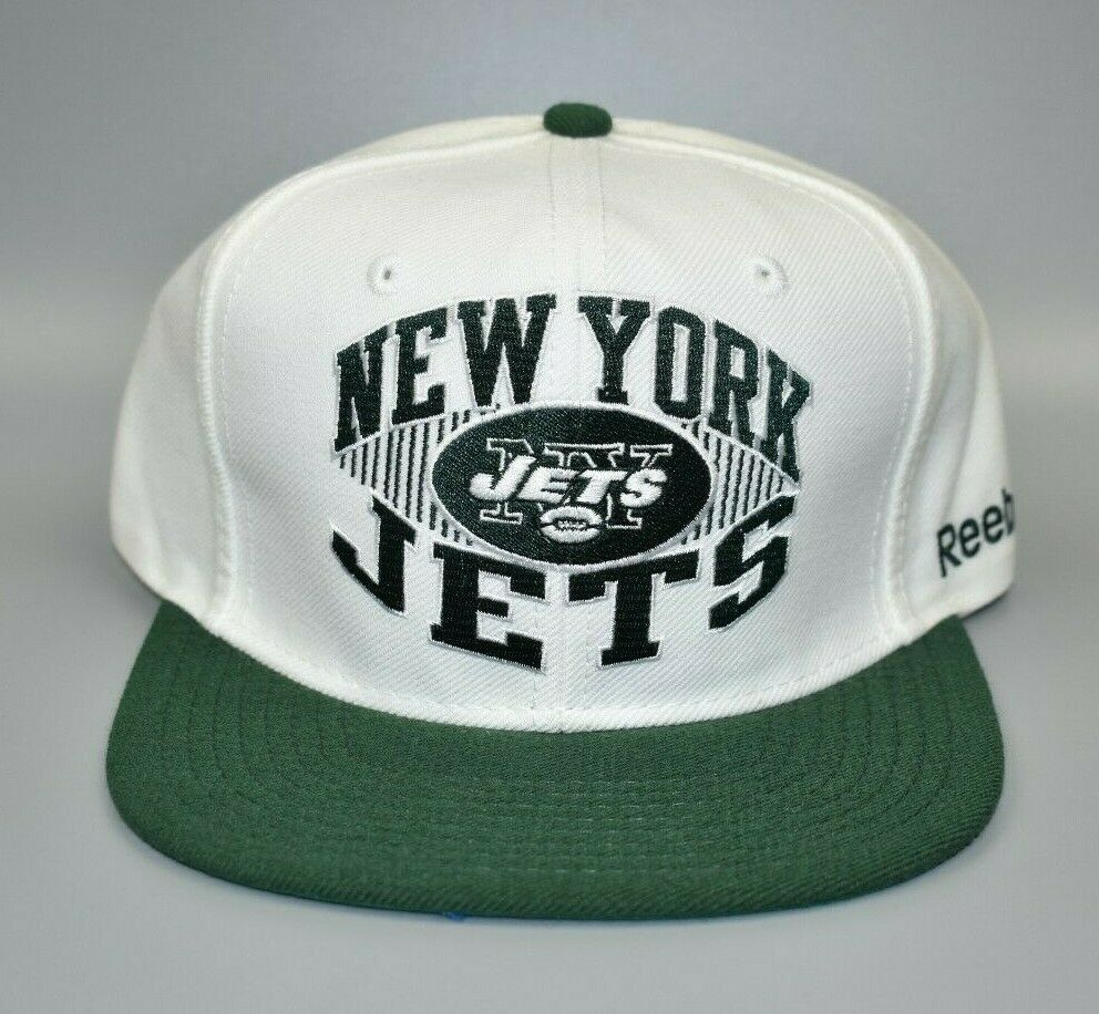 New York Jets Reebok NFL Flat Brim Men's Snapback Cap Hat