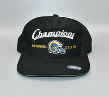 Load image into Gallery viewer, Los Angeles St. Louis Rams Super Bowl XXXIV Champions Logo 7 Snapback Cap Hat
