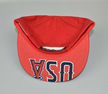 Load image into Gallery viewer, Los Angeles Angels Anaheim USA American Flag Stadium Giveaway Strapback Cap Hat
