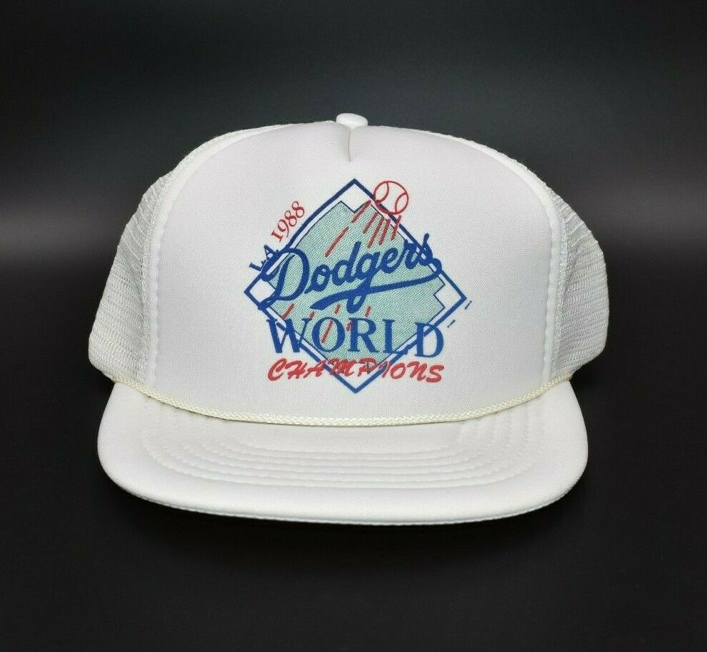 Los Angeles Dodgers 1988 World Series Champions Headmost Trucker Snapb –  thecapwizard