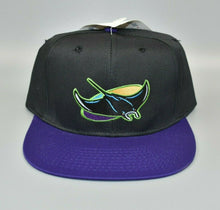 Load image into Gallery viewer, Tampa Bay Devil Rays Vintage 90&#39;s Drew Pearson Twill Snapback Cap Hat - NWT
