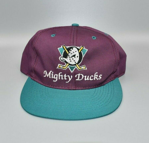 Anaheim Mighty Ducks Vintage 90's Twins Enterprise Swirl Snapback Cap –  thecapwizard