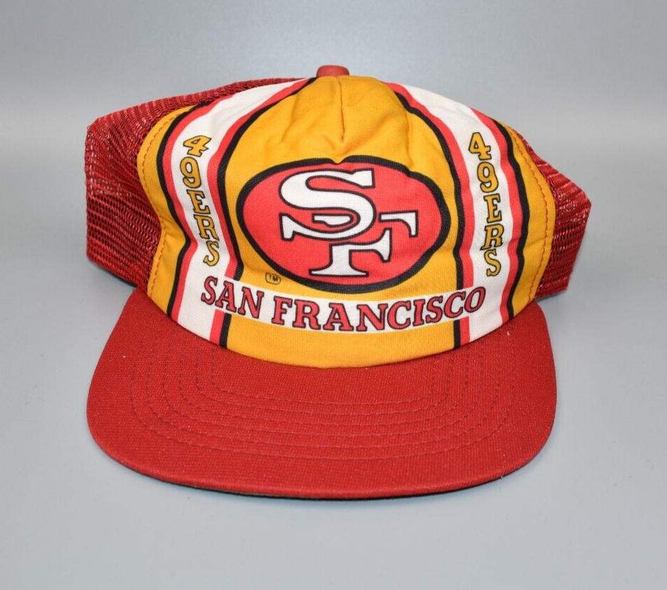 San Francisco 49ers Vintage New Era Trucker Snapback Cap Hat
