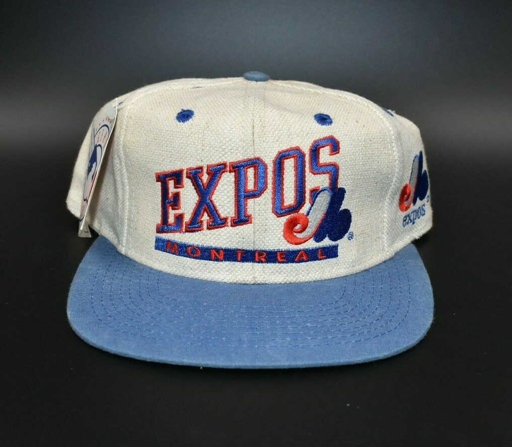 Montreal Expos Vintage 90's Eds West Signatures Snapback Cap Hat - NWT