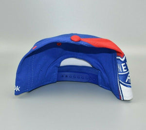 New York Rangers Reebok NHL Laser Shadow Split Bar Snapback Cap Hat