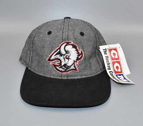 CCM, Accessories, Vintage 9s Ccm Buffalo Sabres Nhl Hockey Snapback Hat