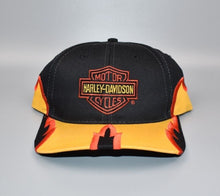 Load image into Gallery viewer, Harley Davidson Motorcycles Fire Brim Vintage 90&#39;s Snapback Cap Hat
