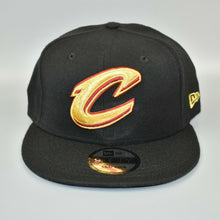 Load image into Gallery viewer, Cleveland Cavaliers New Era 9FIFTY NBA Gold Men&#39;s Adjustable Snapback Cap Hat
