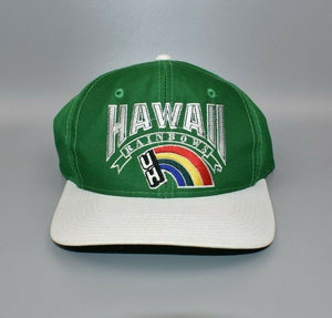 Hawaii Rainbow Warriors The Game Vintage 90's Snapback Cap Hat