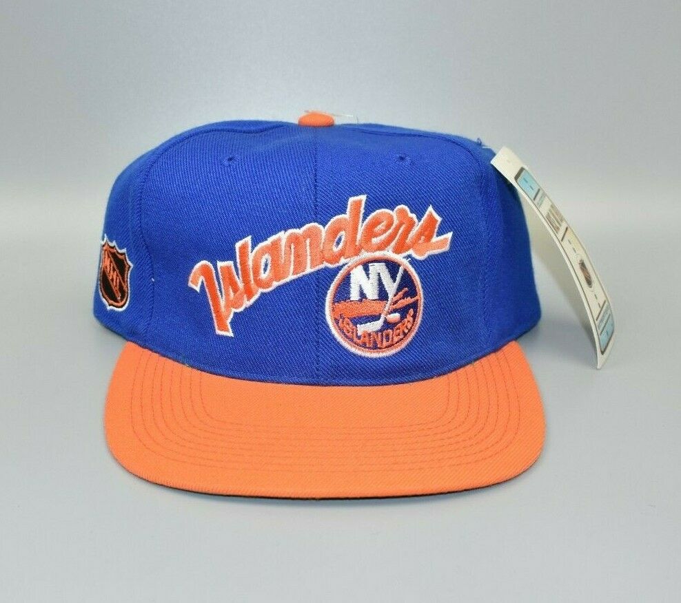 New York Islanders NHL Sports Specialties Script Fitted Cap Hat - Size: 7